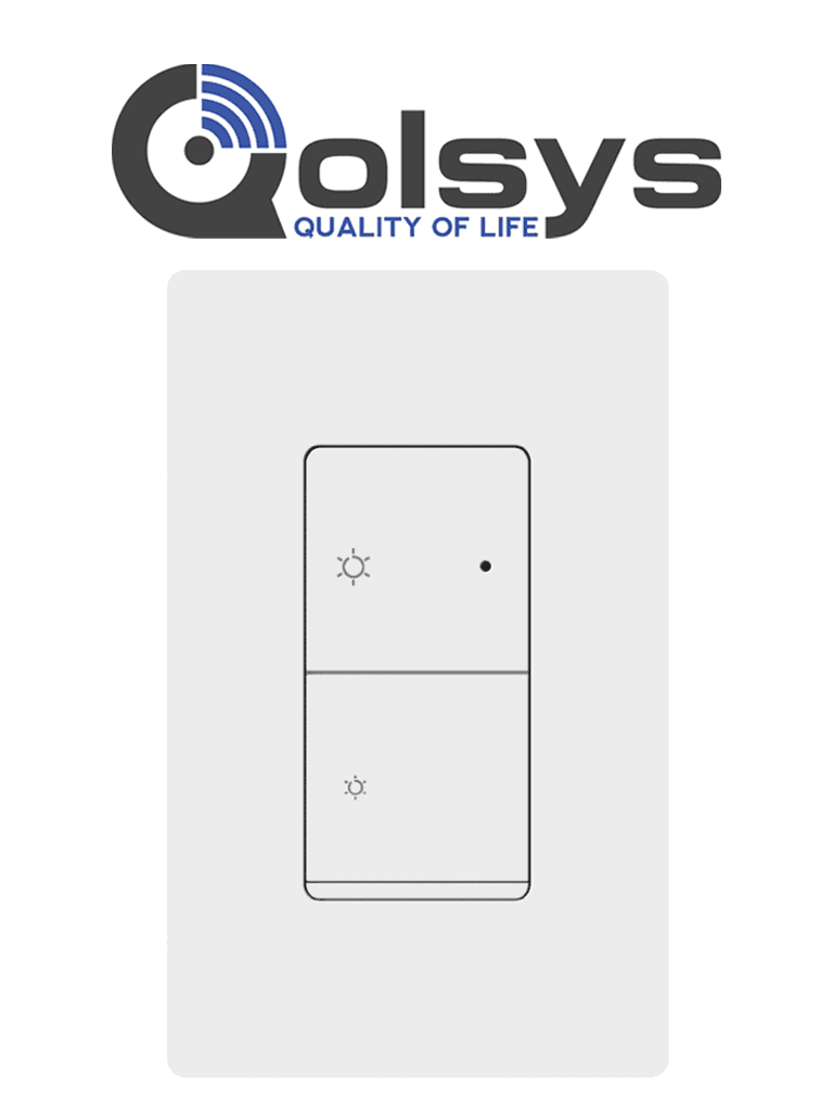 QOLSYS Dimmer Inteligente - QOLSYS Dimmer Inteligente Interior - PowerG - QOLSYS - Control de Iluminación - QLS1320003