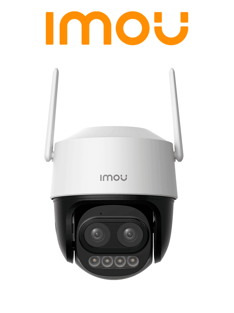 IMOU Cruiser Z (IPC-S7DN-5M0WEZ-imou)- Cámara IP PT Dual Wifi Full Color de 5MP/ Lente Fijo de 5 Megapíxeles/ IMOU Sense/ 56 Metros de Iluminación Nocturna/ Micrófono y Altavoz Integrados/ Audio Bidireccional / 12X Zoom / IP66 - IMOU - WiFi - IMO0060004