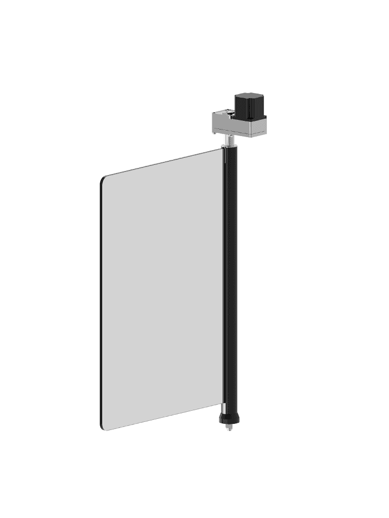 ZKTECO SATURNS1000 - Barrera Peatonal Tipo Swing Bidireccional / Equipada con un motor DC brushless / Hasta 3 millones de ciclos / Acero SPCC laminado en frío / Vidrio templado 2.5D - vista 6