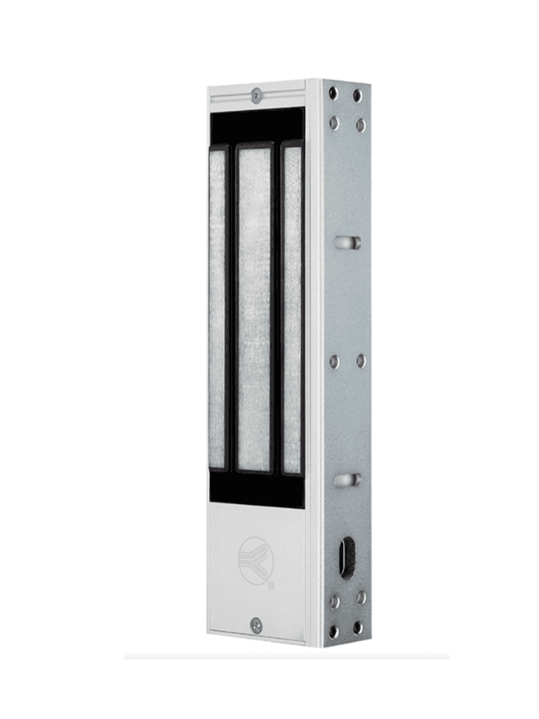 YLI YM750NTLED - Cerradura Magnética 750 kg o 1500 Lb de Fuerza de Sujeción / Indicador Led / Uso Interior / Retardo de tiempo / Voltaje Dual 12v/24 VDC / Compatible con Soporte MBK750ZL - vista 2