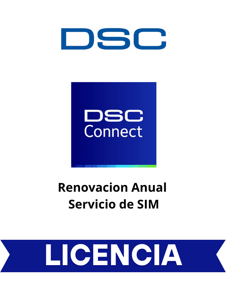DSC Renovacion LE4050M - Renovacion Anual Servicio de SIM - DSC - Comunicadores y Transmisores - DSC2470027