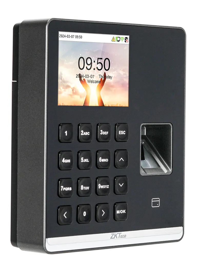 ZKTECO SenseFP M1 - Control de Asistencia con Huella Digital BioID+ (500), Tarjeta de Proximidad 125 kHz (500), Contraseña (500), 100,000 Eventos y Conexión Wi-Fi (Compatible con ZKBio Zlink) - vista 4