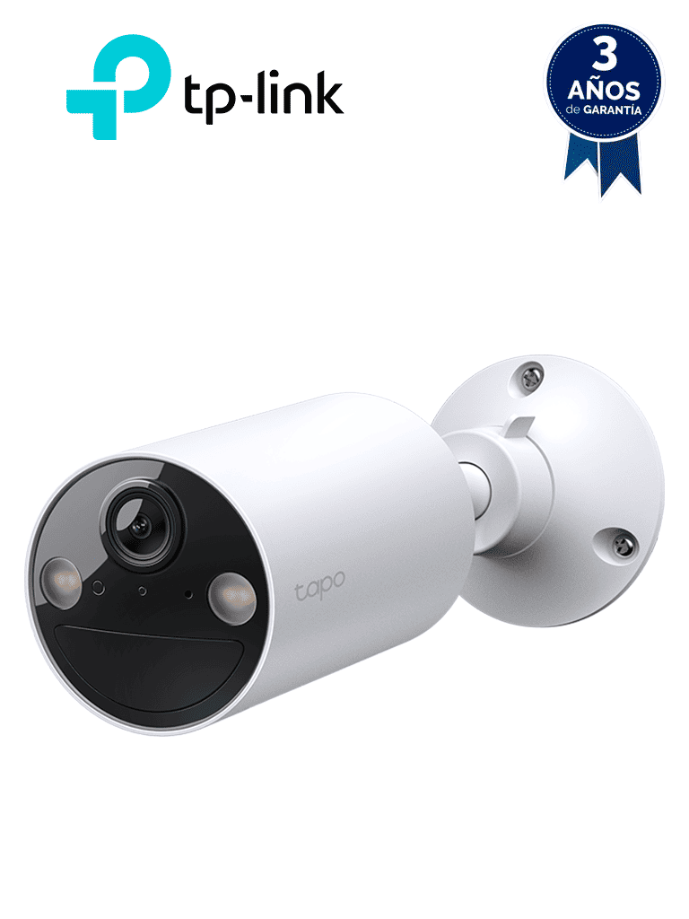 TP-LINK TAPO C410 Cámara de Seguridad Inteligente Exterior 3MP-2K, Soporta Micro SD 512 GB, Visión nocturna a color, Identifica personas, IP65. Soporta Tapo Care (Nube) Bateria con funcionamiento de 180 días.  ( Compatible Celda TPL0150028 / TAPO A201) - TP-LINK - WiFi - TPL0150026