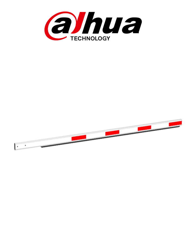 DAHUA IPMECD-0162-M40 Brazo de aluminio Recto de 4 Metros para Barrera Vehicular DHI-IPMECD-1062 - DAHUA - Brazos para Barreras - DHT0960029