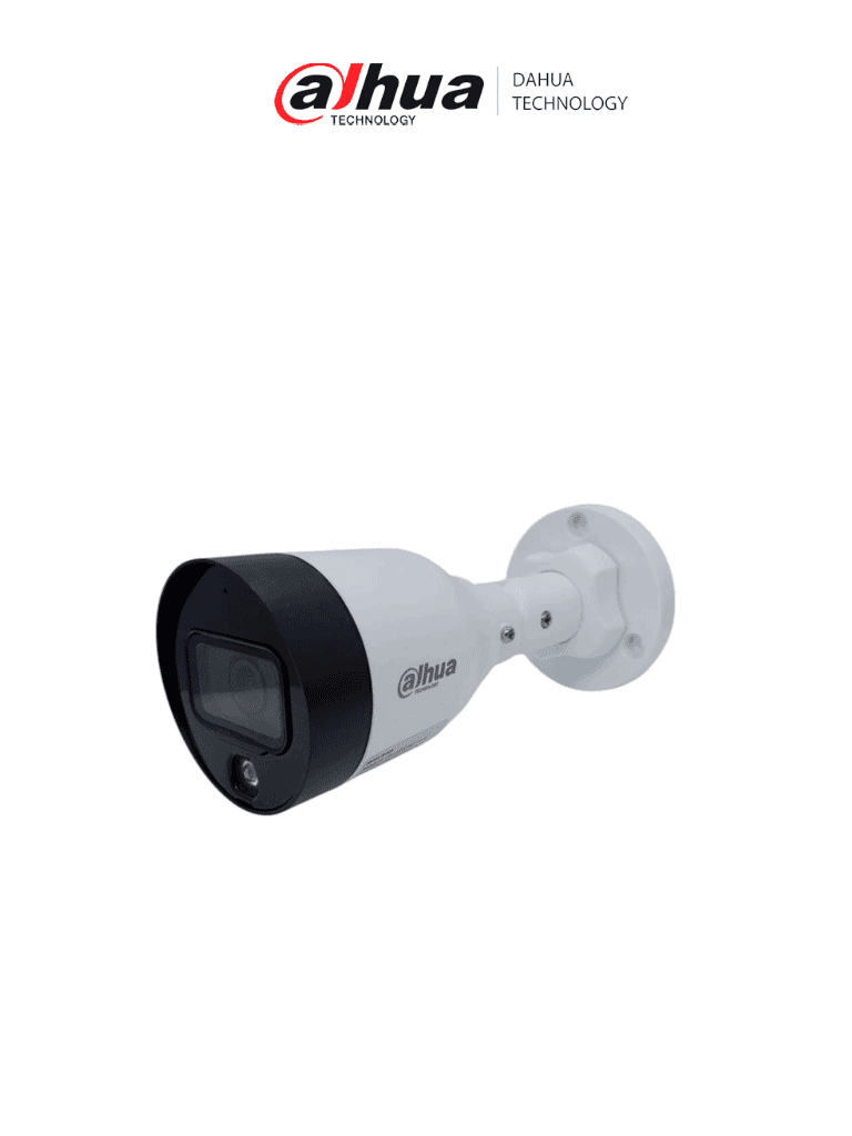 DAHUA DH-IPC-HFW1439S1-A-IL  -Cámara IP Bullet de 4 Megapíxeles/Iluminador Dual/ Lente de 2.8mm/ 94 Grados de Apertura/ Micrófono Integrado/ 30 Metros de Iluminación con Luz Visible/ H.265+/ WDR de 120 dB/ PoE - DAHUA - Bullet - DHT0030175