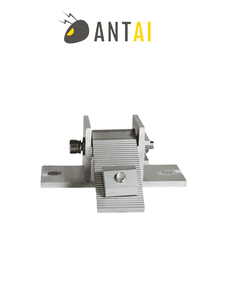 Pata frontal ajustable 15° a 30° - Adjustable front leg 15° a 30° - Aluminio anodizado de alta resistencia - ANTAI SOLAR - ANTAI  - Kit de Instalación - ATI2040004