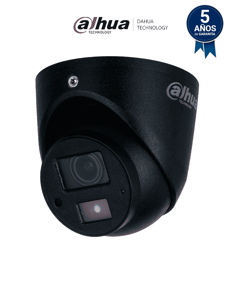 DAHUA DH-HAC-HDW3200G-M-0360B - Cámara móvil analógica, Conexión M12 (tipo aviación), Tipo: mini domo, Resolución: 1080p, Lente de 3.6mm, Apertura de 84°, IR de 20 metros, Grado de protección IP 67, Micrófono integrado, Material metálico - DAHUA - Cámaras - DHT0310006