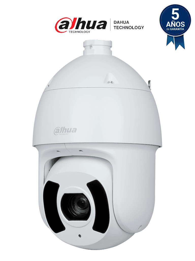 DAHUA DH-SD6CE445GB-HNR Cámara PTZ IP de 4MP con tecnología Starlight y zoom óptico 45x. Alcance IR de 250m, Autotracking 3.0, Protección Perimetral, Detección de rostros, SMD 4.0, Quick Pick, certificaciones IP67 e IK10. - DAHUA - PTZ - DHT0060059