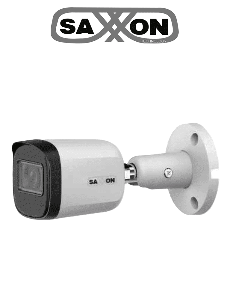 SAXXON SUA-HAC-B20M-0280B- Cámara Tipo Bala de 2 Megapíxeles & 1080P/ Lente de 2.8 mm Con Apertura de Hasta 100°/ Iluminación IR Inteligente de Hasta 30m/ Para Exterior IP67/ Cámara Metálica/ Funcionamiento en Modos CVI & AHD & TVI - SAXXON - Bullet - DHT0290104