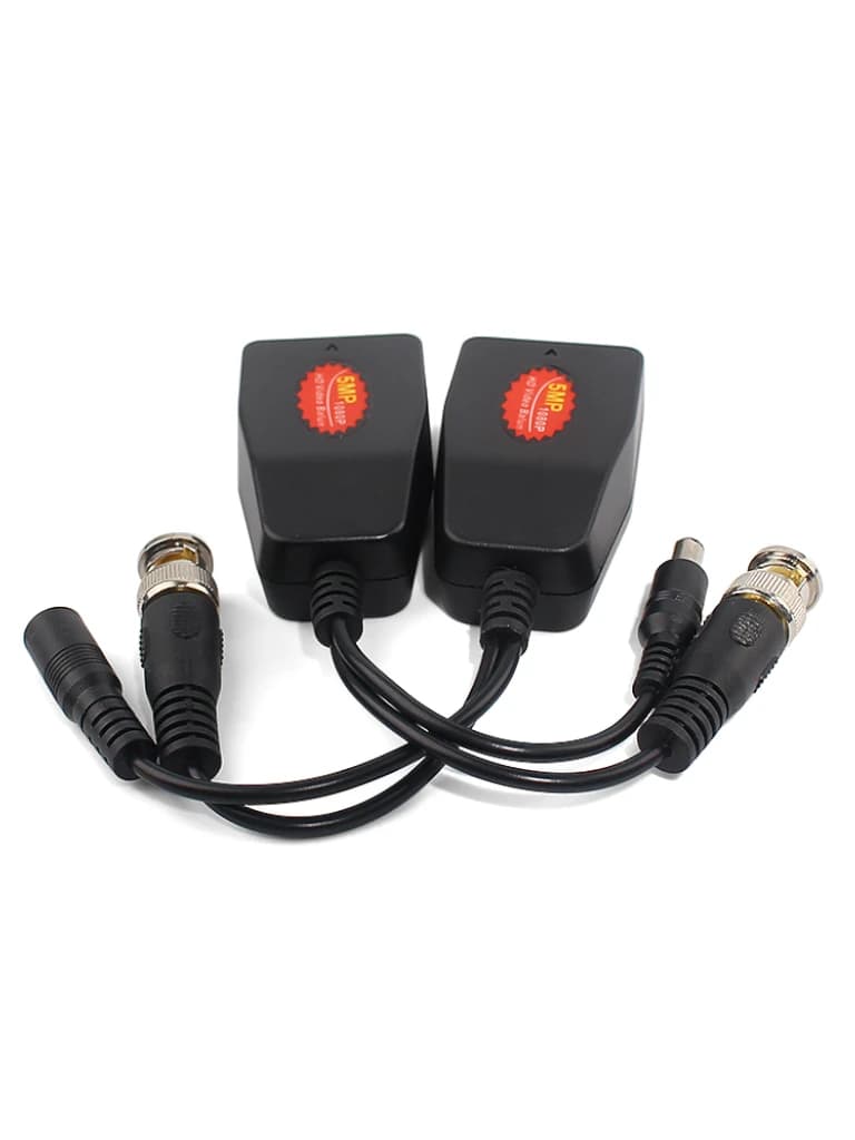 SAXXON VB-04 - Par de transceptores 4K para video y energía, con entradas RJ45, 4K hasta 150m con CVI, 4MP y 2MP hasta 250m - SAXXON - Transceptores - SXN0410014