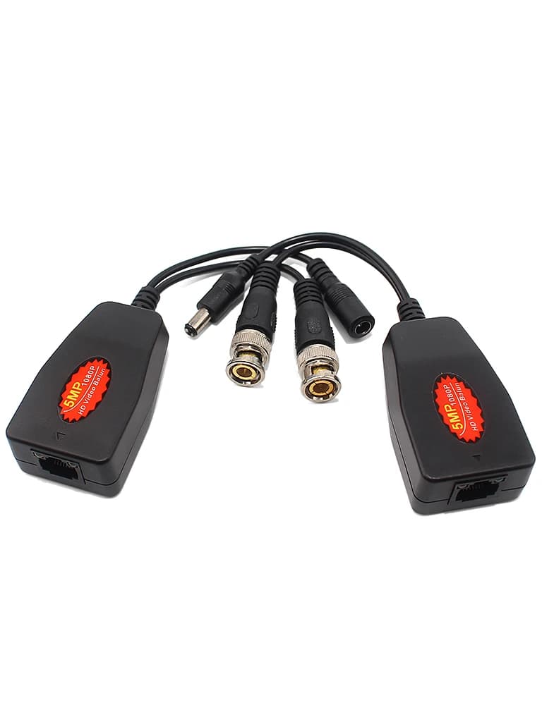 SAXXON VB-04 - Par de transceptores 4K para video y energía, con entradas RJ45, 4K hasta 150m con CVI, 4MP y 2MP hasta 250m - vista 3