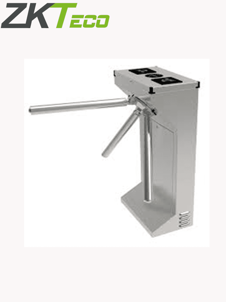 ZKTECO TS1000D - Torniquete Bidireccional / Acero SUS304  / 110V / 25 a 30 x Min / Carril 50 cm / Exterior Protegido / 1 millón de Ciclos / No cuenta con Lectores y Panel / Compatible Rostro, Palma, Huella, Tarjeta, QR - vista 2