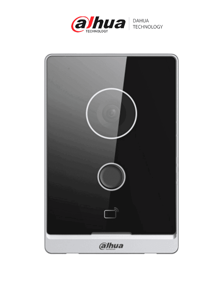 DAHUA VTO2211G-WP-S2 - Frente de Calle WiFi para Videoportero IP ultradelgado y estético. Cámara de 2MP con ángulo de 125°. Permite apertura con tarjeta Mifare, app o monitor. Resistente IP65, con PoE y entradas/salidas de alarma. Ideal para seguridad. - DAHUA - Frentes de Calle - DHT2220053