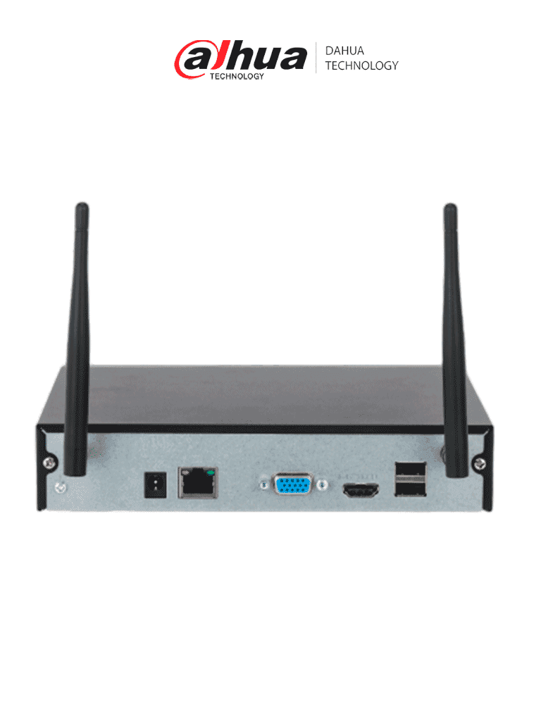 DAHUA DHI-NVR2104HC-W - NVR WiFi de 16 MP/ 4 Canales IP/ H.265/ Salidas HDMI &VGA/ 1 Bahía de Disco Duro/ 1 E&S de Audio/ Onvif/ Emparejamiento Automático con IPC WiFi de Dahua/ SMD Plus/ Protección perimetral - vista 2