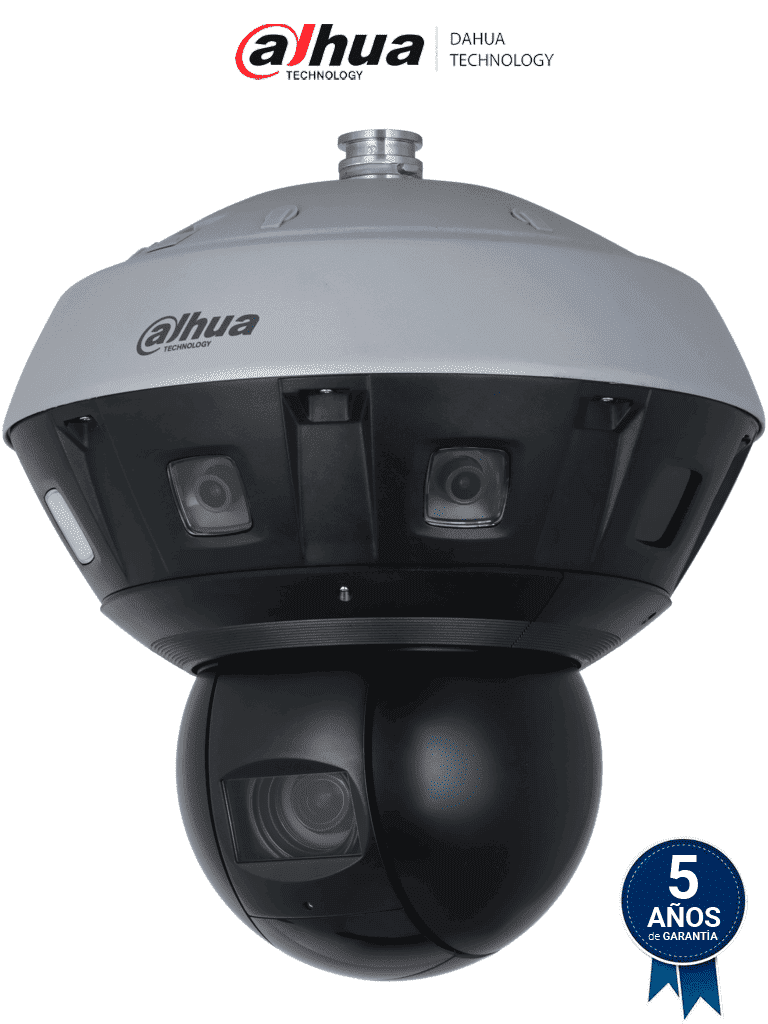 DAHUA DH-PSDW81642M-A360-D440 - Cámara IP panorámica multisensor 8x2MP, PTZ de 40x zoom óptico y 4MP, con tecnologías WizMind, Starlight, Smart Tracking, IR 400m, H.265, certificación IP66, entradas y salidas de audio (2) y alarma (7) - DAHUA - PTZ - DHT0060033