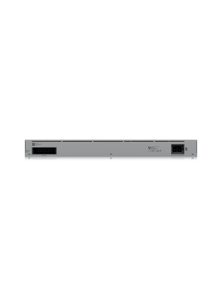 UBIQUITI USW-PRO-MAX-24-POE - UniFi switch de 24 puertos (8 puertos POE++ 2.5 GbE y 16 puertos GbE POE+), 2 puertos SFP+ 10G, 400W, pantalla táctil. - vista 2