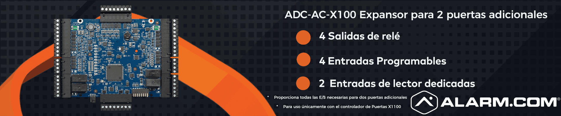 Módulo de Expansión de Dos Lectores X100