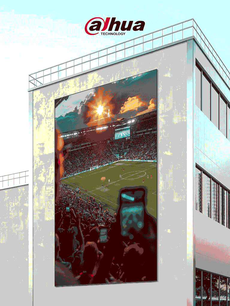 Pantalla LED Exterior 3×2 m (Kit Gabinetes Pitch 3.91)/Ideal para: anuncios publicitarios, espectaculares digitales y eventos/ Incluye: controaldor, Refacciones, tornillería y cableado para ensamble interno/Peso total: 144 kg. - DAHUA - Paquetes de Pantallas LED - DHT8430004