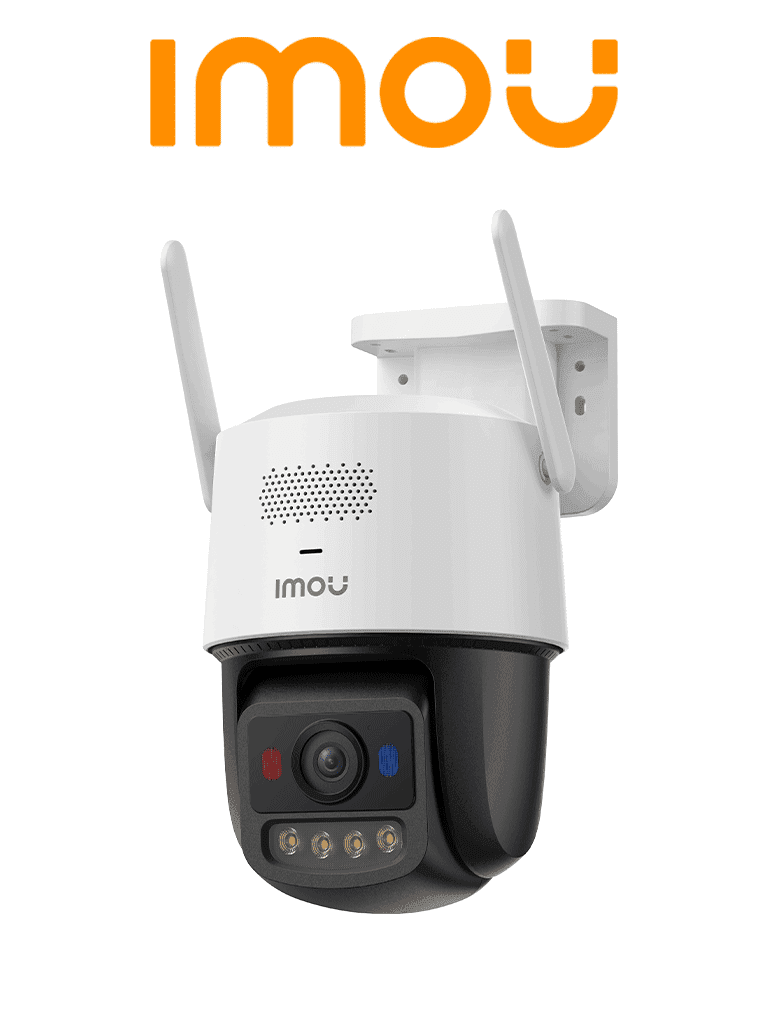 IMOU IPC-U7LN-6V0NE - Titan Pro 6MP P, WIFI, LENTE DE 3.6MM, NIGHT VISIÓN: 30 MTS SD 512GB, ALGO PLAY, 2 LUCES DE ADVERTENCIA ROJAS Y AZUL, AUDIO EN DOBLE VIA, SIRENA DE 125DB DOBLE BANDA 2.4/5G, AURORA. - IMOU - WiFi - IMO0150019