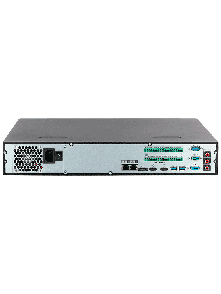 DAHUA DHI-NVR5432-EI2 - NVR de 32 canales IP 8K/ Acupick/ WizSense/ SmartH.265+. Rendimiento de 448 Mbps/ 4 bahías para discos duros/ IA avanzada/ Detección y reconocimiento facial/ ANPR/ SMD/ Detección de EPI/E/S de alarma y audio/8K HDMI output/ - vista 2