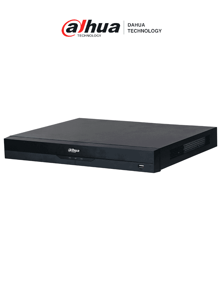 DAHUA NVR5216-8P-EI - NVR IP con tecnología Acupick y WizSense 16 canales 1U con 8 PoE, 2 HDD, H.265+/H.265, 384 Mbps, reconocimiento y detección facial, protección perimetral, SMD Plus, IA por cámara ANPR, mapa de calor, conteo de personas y metadatos. - DAHUA - NVR's de 16 Canales - DHT0200017