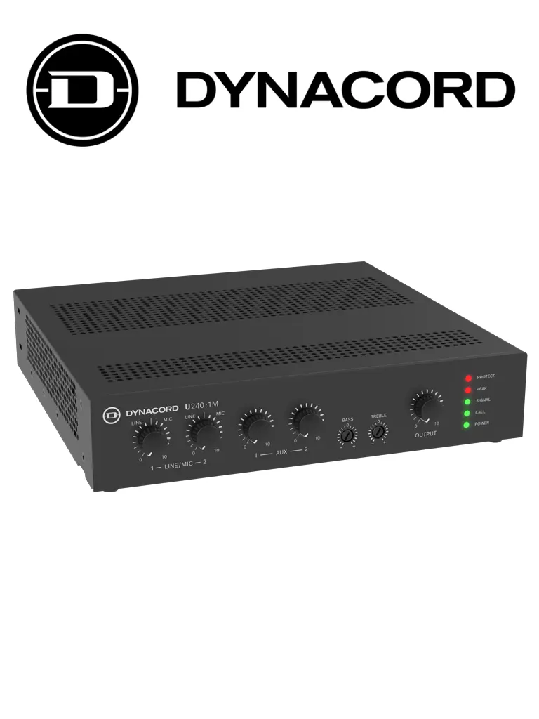 BOSCH M_U2401MUS - Amplificador Mixer 240W / 1 Canal / DYNACORD - BOSCH - Amplificadores - RBM1370027