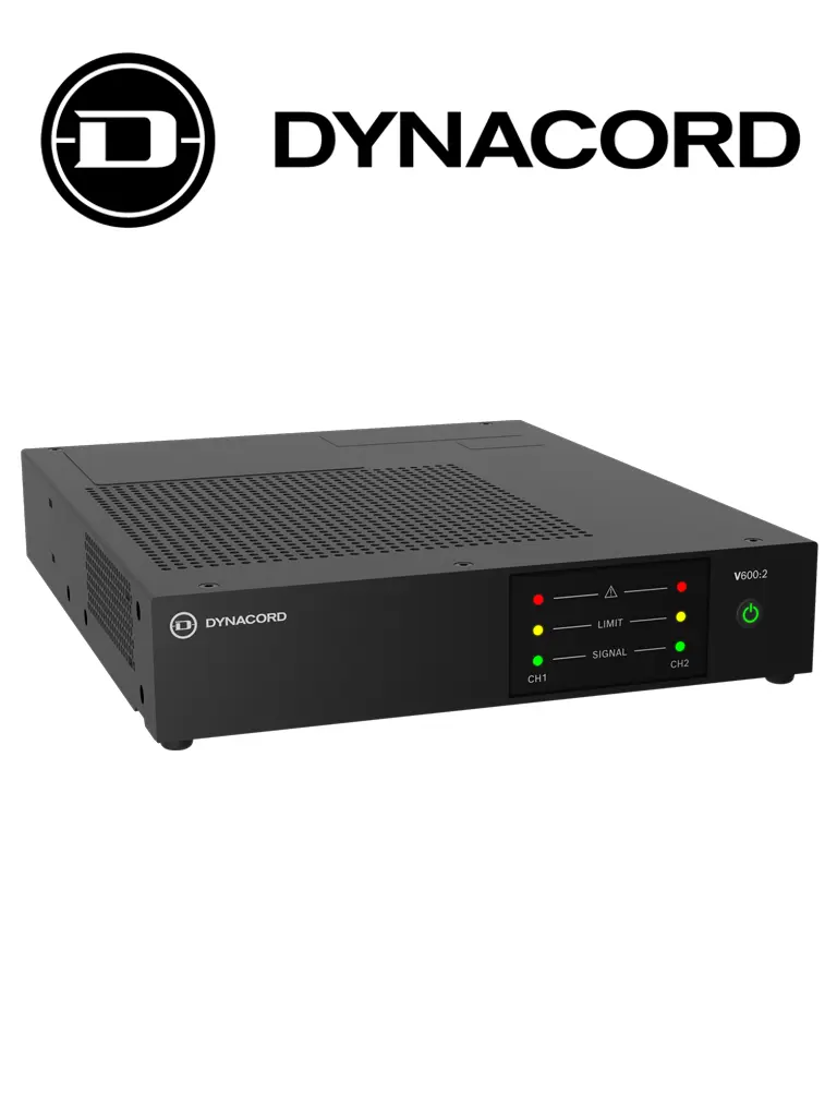 BOSCH M_V6002US - Amplificador 2 Canales 600W / Instalaciones Comerciales / V600:2 / DYNACORD - BOSCH - Amplificadores - RBM1370021