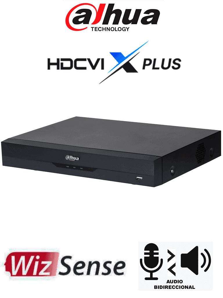DAHUA DH-XVR5108HE-I3/T - DVR de 8 Canales 5MP Lite WizSense/ HDCVI X PLUS/ Audio Bidireccional en los 8 Canales/ H.265+/ 8 Canales +4 IP/ Hasta 12 Ch IP/ 1 Canal de Reconocimiento Facial/ SMD Plus/ Protección Perimetral/ Compatible con Dolink Care - DAHUA - DVR's HD 8 Canales - DHT0360023