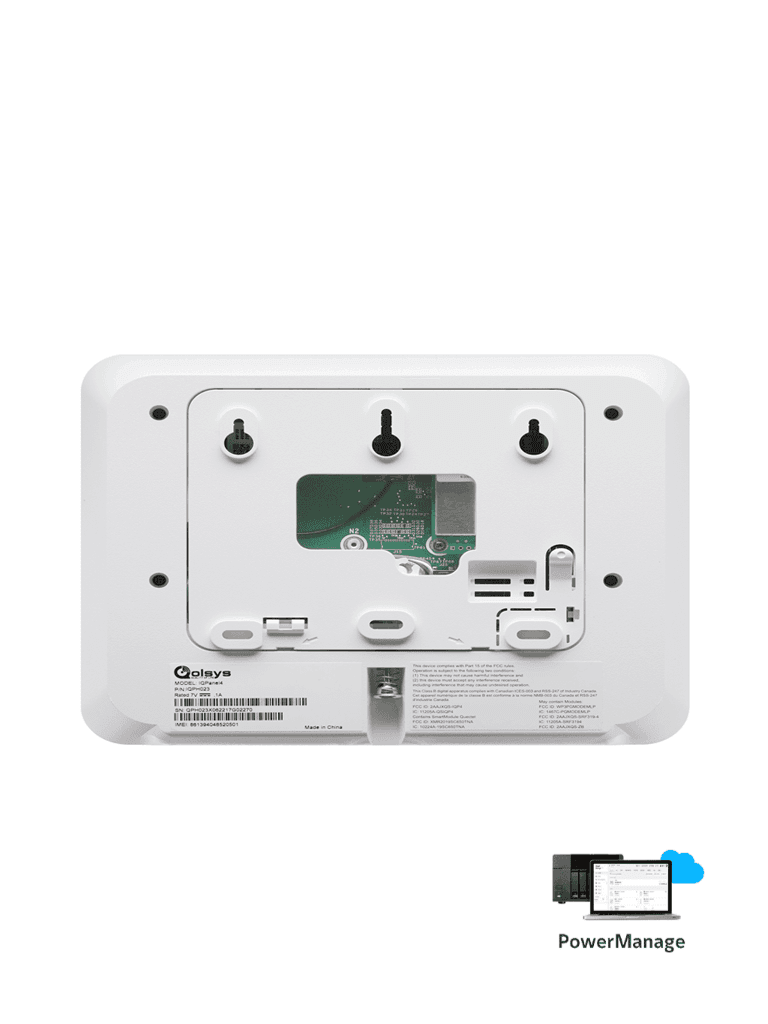 QOLSYS IQ4 HUB POWER MANAGE - Sistema de Alarma IQPanel4 HUB Autocontenido - vista 2