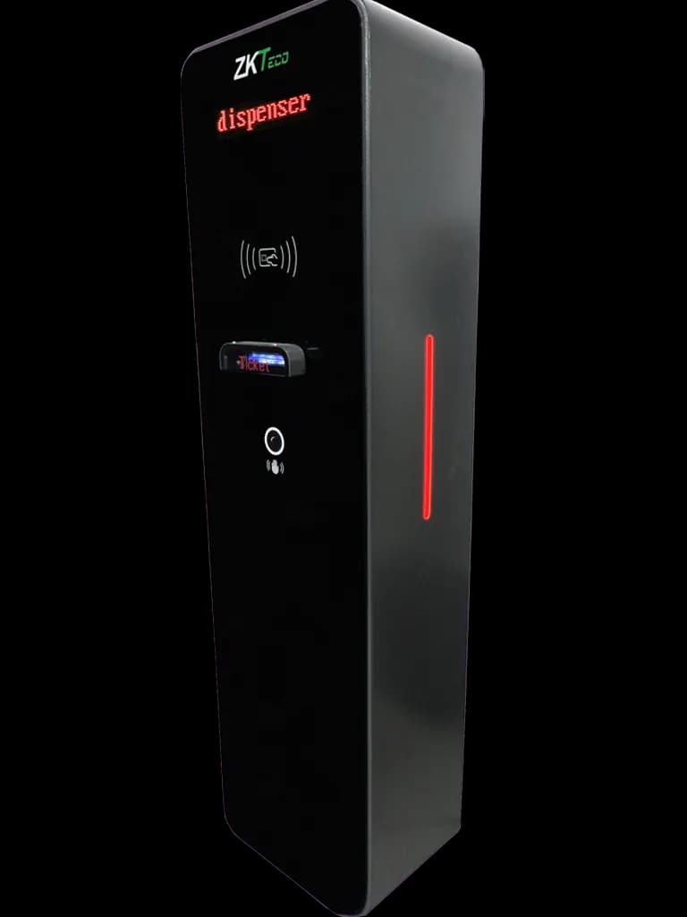 ZKTECO TBM01 / TBM02 - Kit de Dispensador y Lector de Tickets QR / Sin Contacto / Compatible con Sensor de Masa VR10, UHF / Pantalla LED / Funciones de Voz / Requiere Software para cobro ZK Bio CV Security modulo de estacionamiento - vista 2