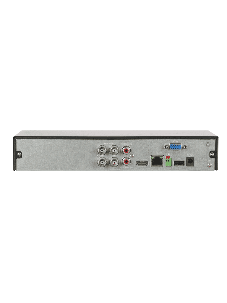 DAHUA DH-XVR5104HS-I3/T -DVR de 5MP Lite con WizSense/HDCVI X PLUS/ Soporta 4 canales+ 2 IP o hasta 6 canales IP/Audio Bidireccional en los 4 Canales/  Reconocimiento facial y protección perimetral en 1 canal/incluye SDM Plus, codificación H.265+ - vista 2