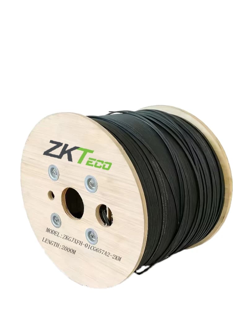 TCE - ZKGJFJH-1FOCG657A2-2KM - Fibra Óptica Tipo Drop Redonda G.657A2, Monomodo, 1 hilo, forro de 3 mm Carrete de 2 km - OEM - Cable - OEM5220005