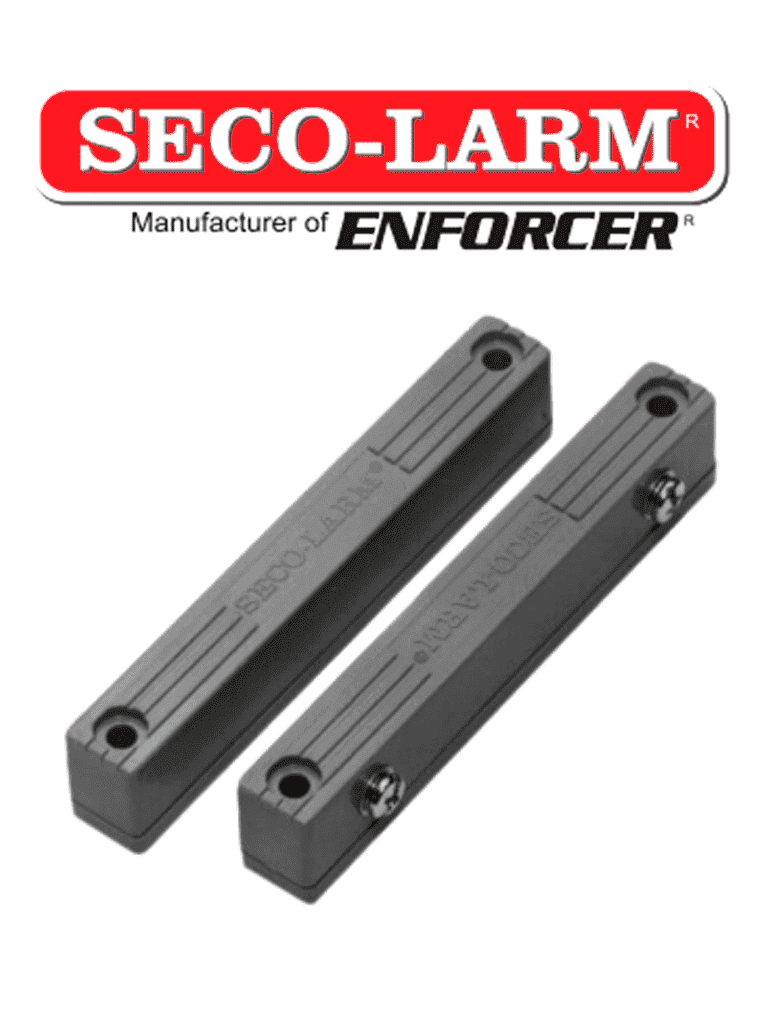 Seco-Larm SM216QGY - Contacto Magnetico Uso Rudo GRIS con terminales de tornillo Gap 2 3/4 (70mm)  Compatible paneles DSC / RISCO / BOSCH - SECO-LARM - Sensores de Alarma - SEC1180005