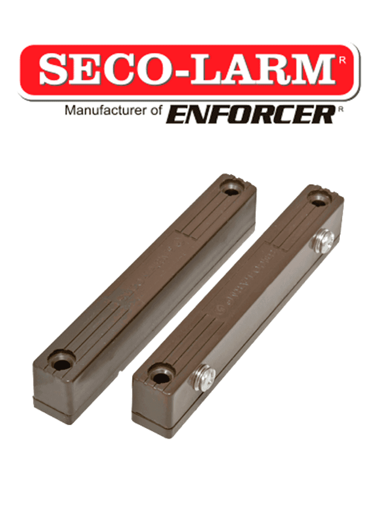 Seco-Larm SM216QBR - Contacto Magnético Uso Rudo CAFE con terminales de tornillo Gap 2 3/4 (70mm)  Compatible paneles DSC / RISCO / BOSCH - SECO-LARM - Sensores de Alarma - SEC1180004