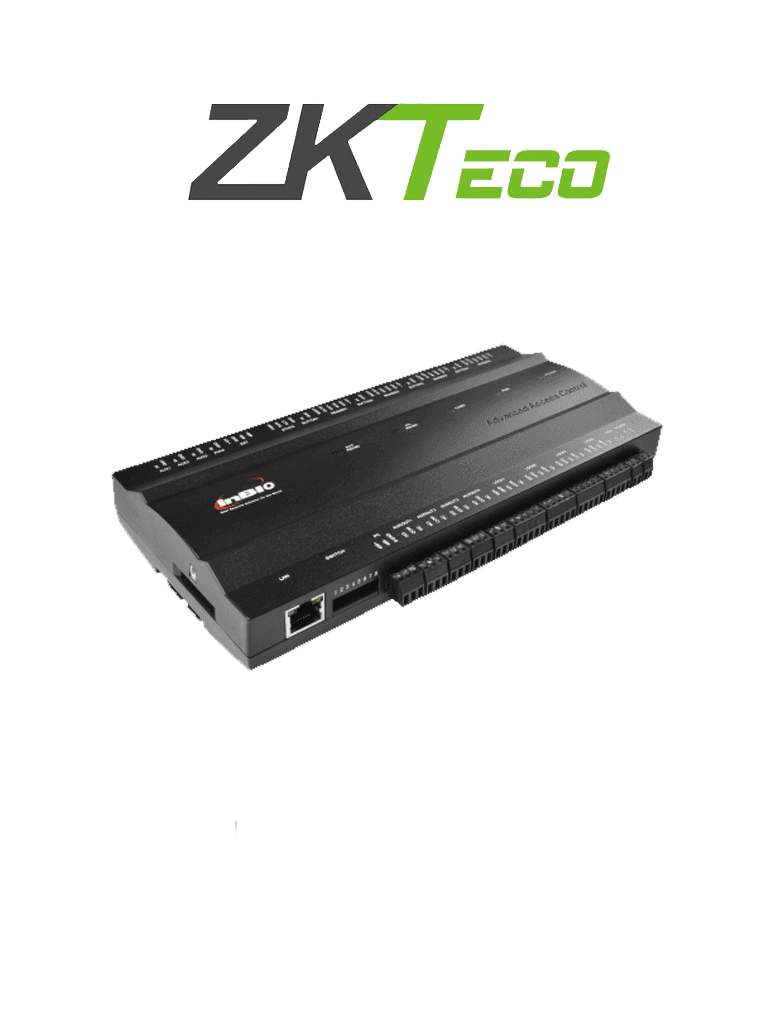 ZKTECO INBIO460 - Control de Acceso para 4 Puertas / 4 Lectoras / 3000 Huellas / 100000 Registros - ZKTECO - Paneles de Control - ZKT368012