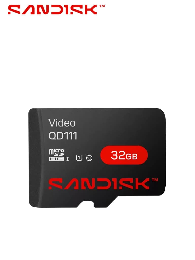 SANDISK - Memoria SC QD111 MICRO SDHC 32GB / Clase 10/ U1 Lectura 100 MB/S / ESC 20 MB/S / Especializada para Videovigilancia - SANDISK - Memorias MicroSD y USB - SND1510005