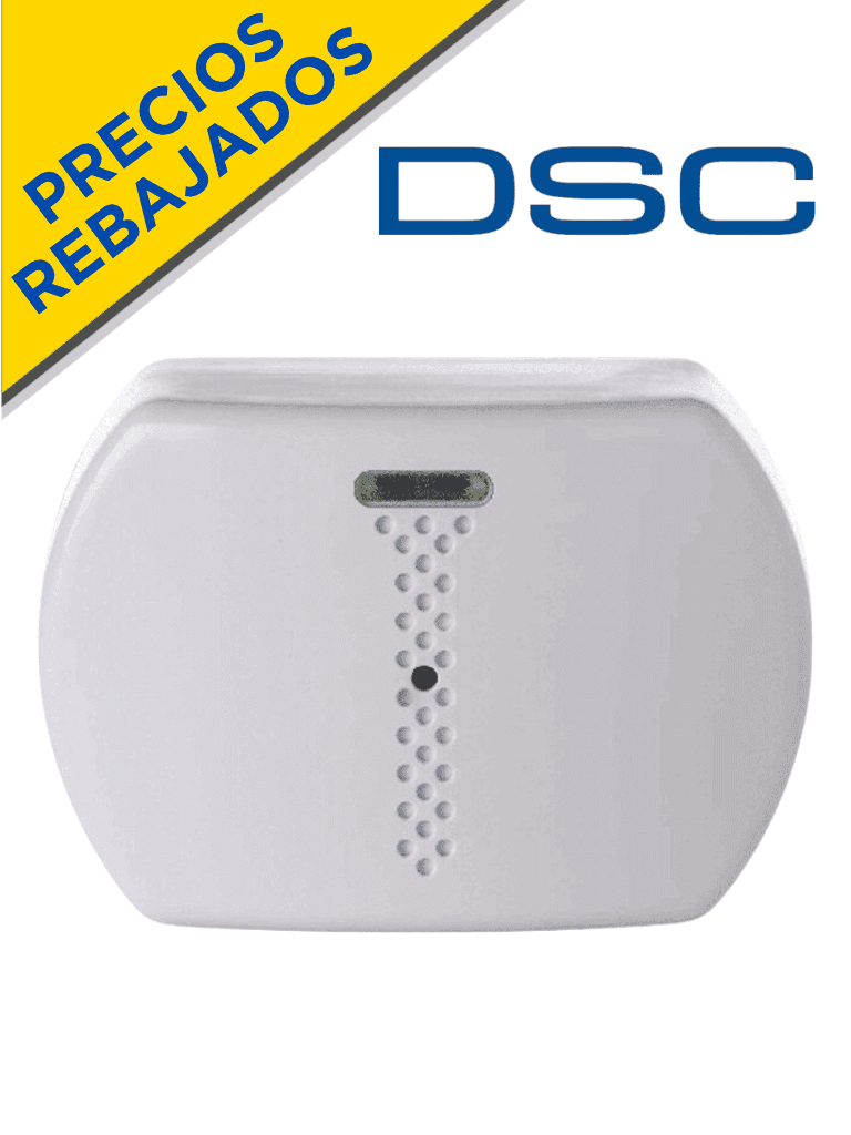 DSC PG9922 - Detector Inalámbrico de Ruptura de Cristal Power G compatible con NEO, PRO, Qolsys e IoTega - DSC - Sensores de Alarma - DSC1180021