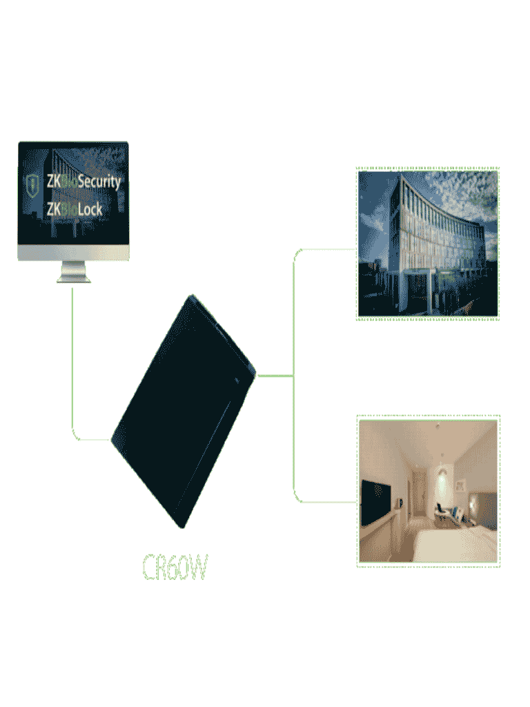 ZKTECO CR60W - Enrolador de Tarjetas Mifare Cardissuer / Conectividad  USB para Registrar Huéspedes en Soluciones Hoteleras - vista 3