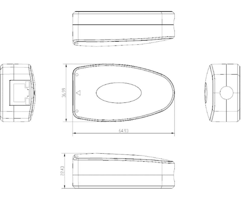 UTEPO UTP101PVHD12 - Par de transceptores 4K para video y energía, con entradas RJ45, 4K hasta 150m con CVI, 4MP y 2MP hasta 250m - vista 2
