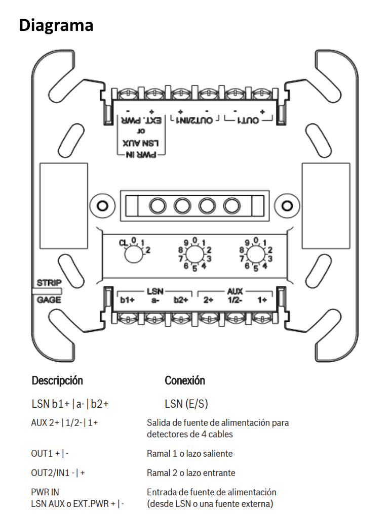 BOSCH F_FLM4204CONS - Modulo de interconexion convencionales de cuatro cables / Compatible FPA5000 - vista 5