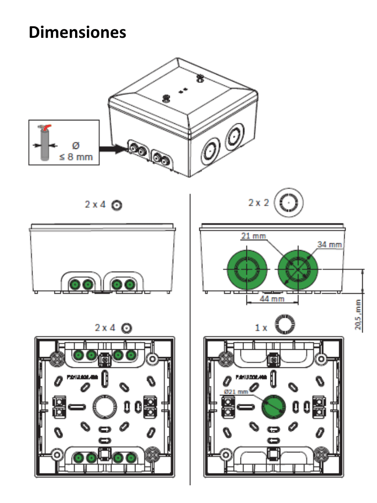 BOSCH F_FLM4204CONS - Modulo de interconexion convencionales de cuatro cables / Compatible FPA5000 - vista 6