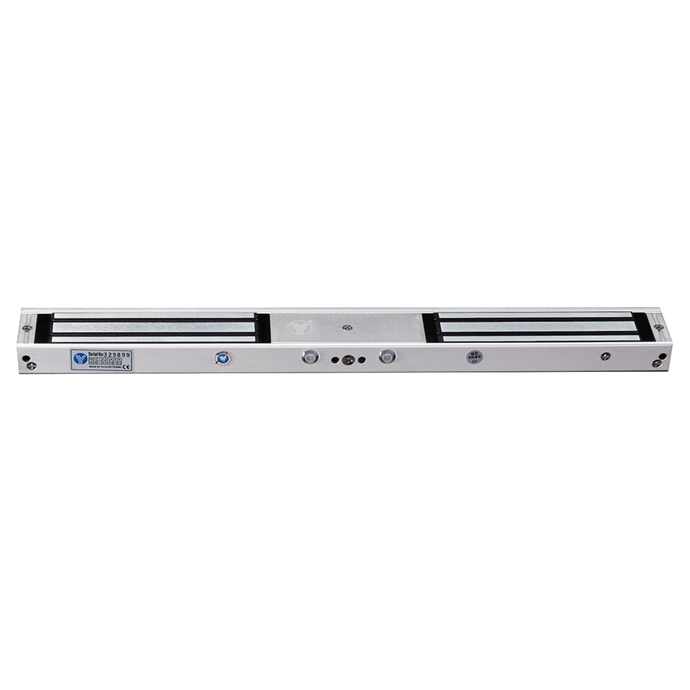 YLI YM180NDLED - Cerradura Magnética Doble con Indicador Led para Control de Acceso / Interior / Fuerza de Sujeción 180 Kg o 350 Lbs por lado / Compatible con Soporte MBK180NDZL y MBK180U - vista 2
