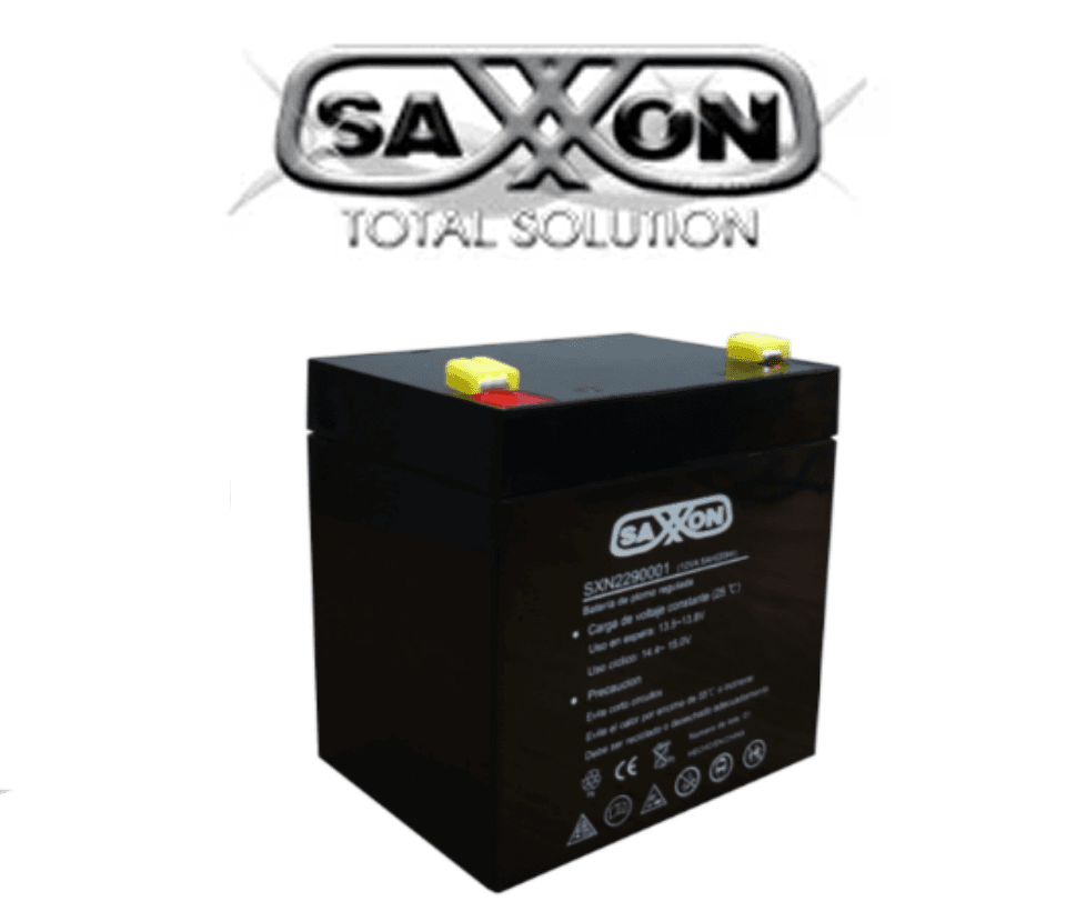 SAXXON CBAT45AH- Bateria de respaldo de 12 volts libre de mantenimiento y facil instalacion / 4.5 AH/ Compatible DSC/ CCTV/ Acceso - vista 2