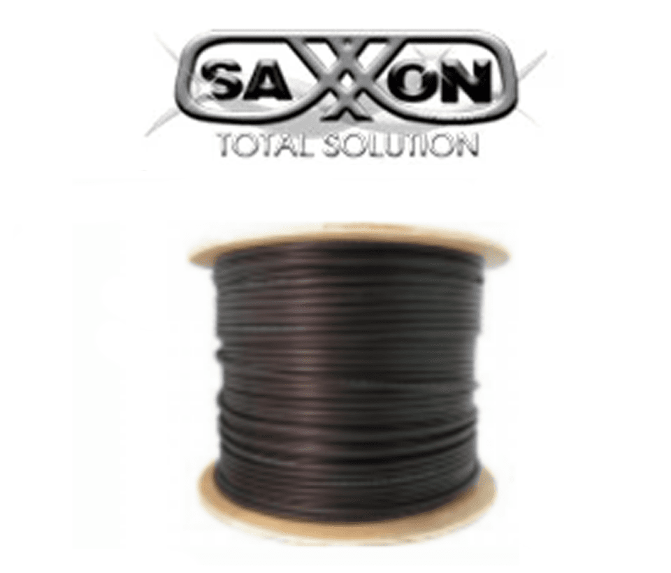 SAXXON OUTPCAT6GCOPEXT- Bobina de Cable UTP Cat6 100% Cobre con Gel/ 305 Metros/ Uso Exterior/ Color Negro/ Cumple con Estandares: ISO/ IEC 11801 Ed2; EIA/ TIA568/ Ideal para Cableado de Redes y Video/ - vista 3