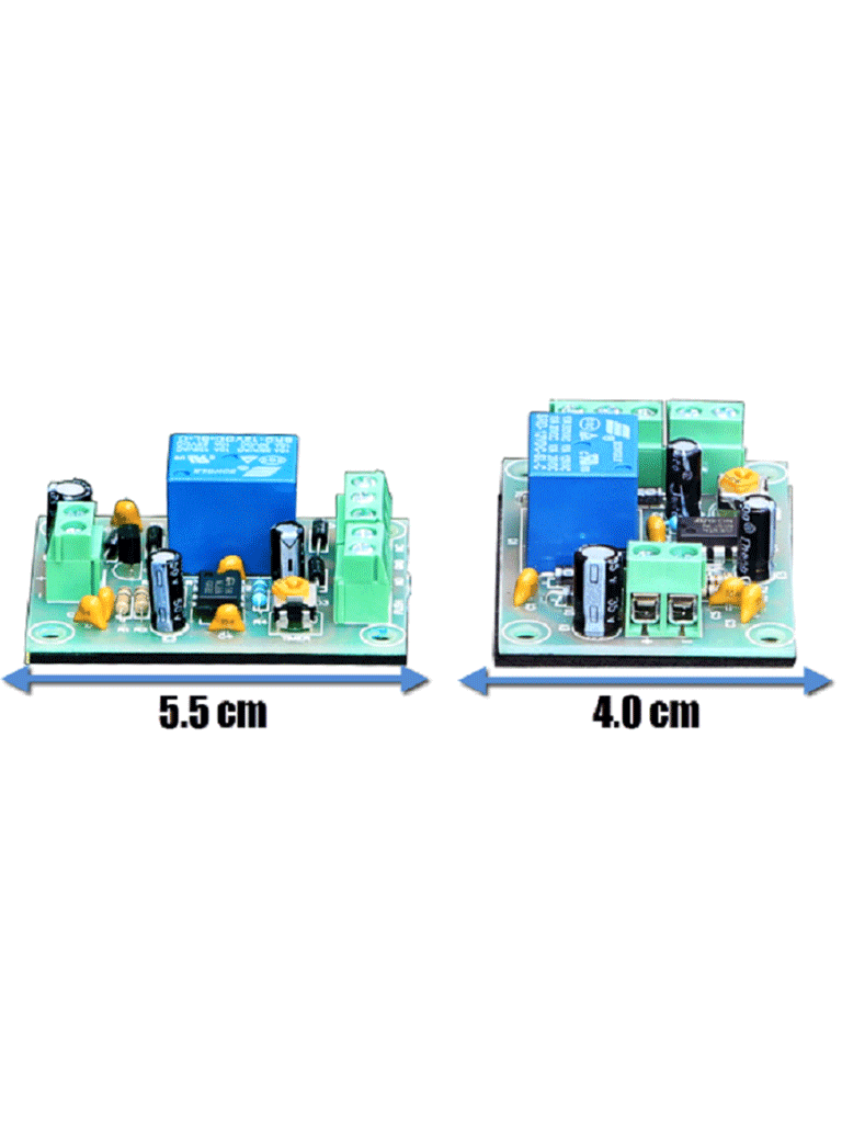 YLI PCB505 - Módulo de Relevador con Retardo de Tiempo ajustable / Salidas  NC y NO / Conexión de botón / Voltaje 12 VDC / 1 a 30 segundos - vista 4