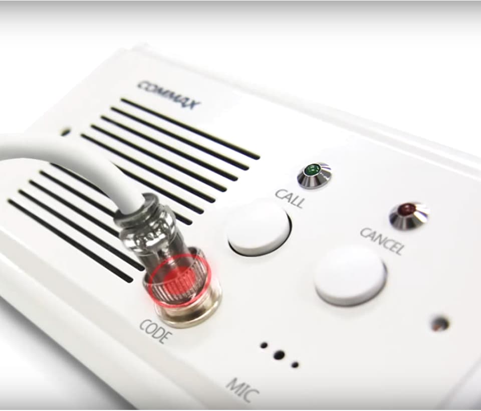 COMMAX CC200 - Botón pulsador de solicitud de asistencia medica para sistema de llamado de enfermería / Compatible solo con JNS4CS por conexión directa - vista 3