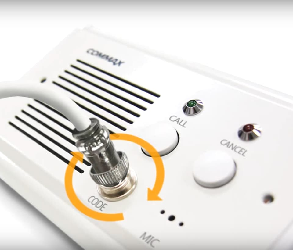 COMMAX CC200 - Botón pulsador de solicitud de asistencia medica para sistema de llamado de enfermería / Compatible solo con JNS4CS por conexión directa - vista 4