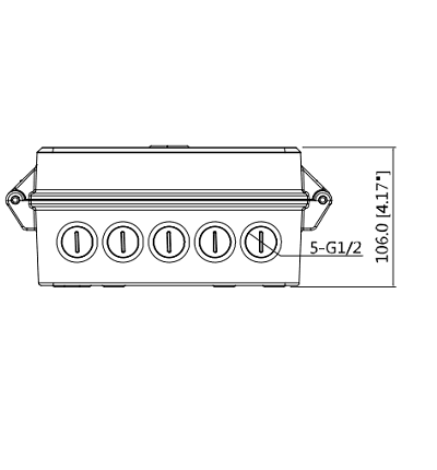 DAHUA DH-PFA140A - Caja de Conexiones Anticorrosión/ Material Aluminio & SECC/ IP66/ - vista 2