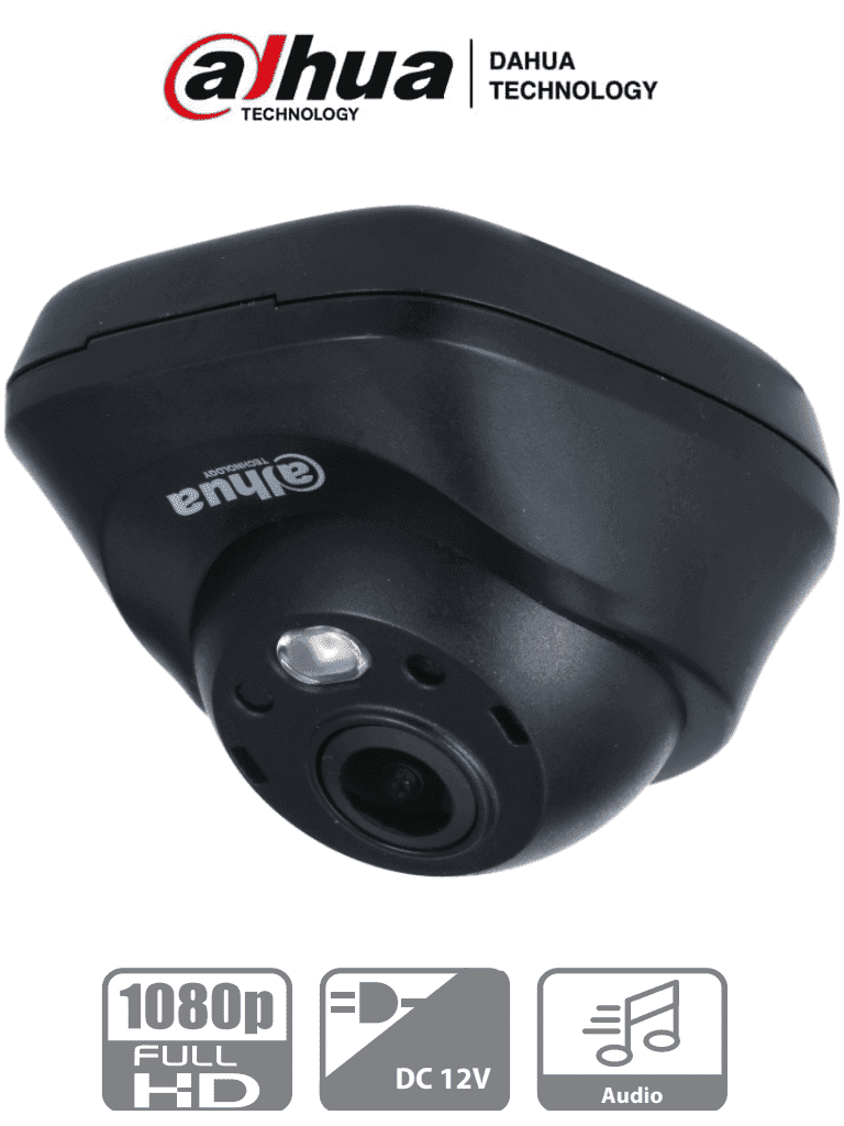 DAHUA HAC-HDW3200LN - Cámara Mini Domo de 2 megapíxeles/ Lente de 2.1mm/ Gran Angular con 132 Grados de Apertura/ Micrófono Integrado/ IR de 3 Metros/ Soporta: CVI/CVBS/AHD/TVI/ - DAHUA - Domo - DHT0040068