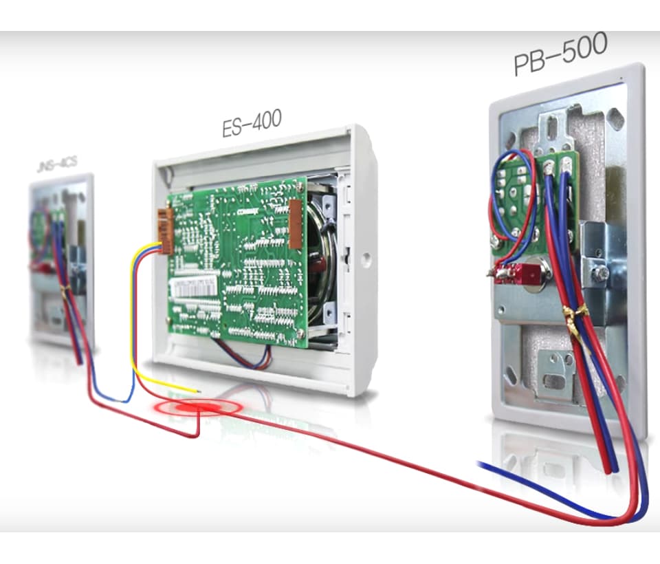 COMMAX ES400 - Botón de emergencia para sistema de llamado de enfermería / Compatible con JNS4CS / Instalación en sanitario y lavabo - vista 4